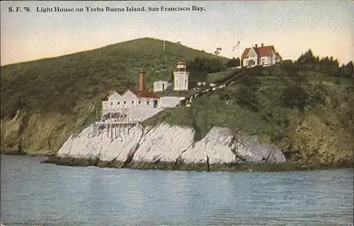 San Francisco California Light House Yerba Buena Island Kat. San Francisco