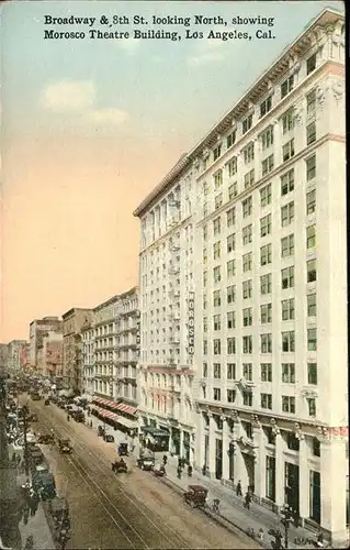 Los Angeles California Broadway Morosco Theatre Building Kat. Los Angeles