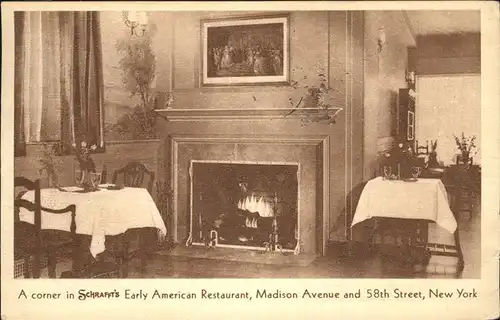 New York City Schrafft's Early American Restaurant / New York /