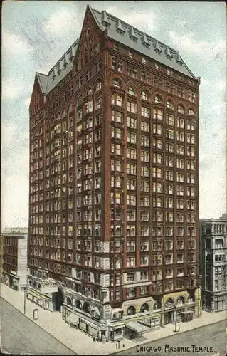 Chicago Illinois Masonic Temple Kat. Chicago