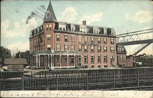 Rochester Pennsylvania Hotel Speyerer Kat. Rochester