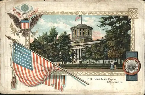 Columbus Ohio Ohio State Capitol Kat. Columbus