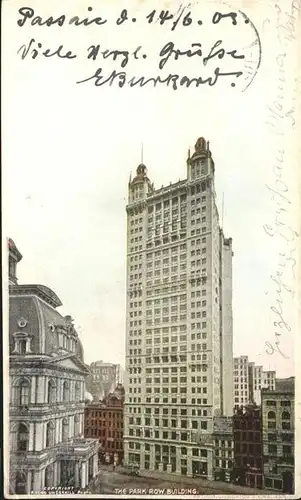 Pasadena California The Park Row Building Kat. Pasadena