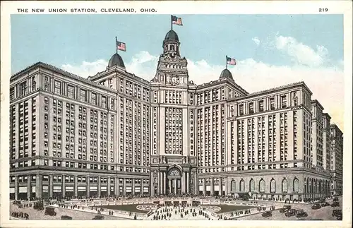 Cleveland Ohio The New Union Station Kat. Cleveland