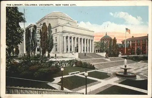 New York City The Library   Columbia University / New York /