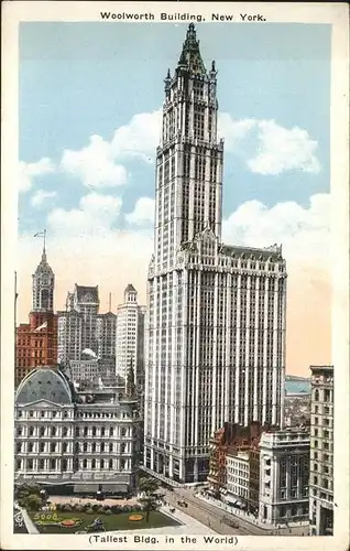 New York City Woolworth Building / New York /