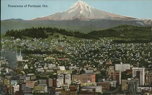 Portland Oregon Panorama of Portland Kat. Portland