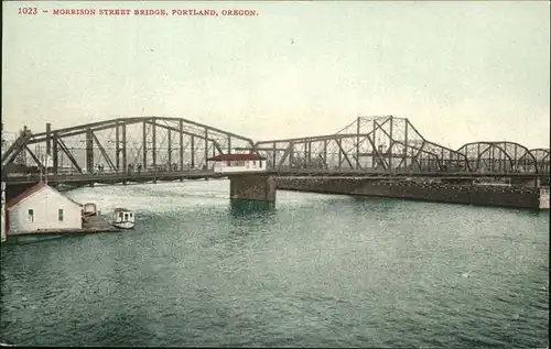 Portland Oregon Morrison Street Bridge Kat. Portland