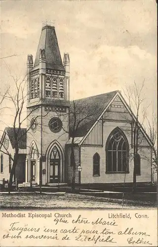 Litchfield Connecticut Methodist Episcopal Church Kat. Litchfield