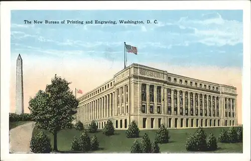 Washington DC The New Bureau of Printing and Engraving Kat. Washington