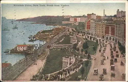 New York City Riverside Drive   North from Viaduct / New York /