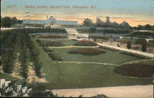 Milwaukee Wisconsin Sunken Garden Mitchell Park Kat. Milwaukee