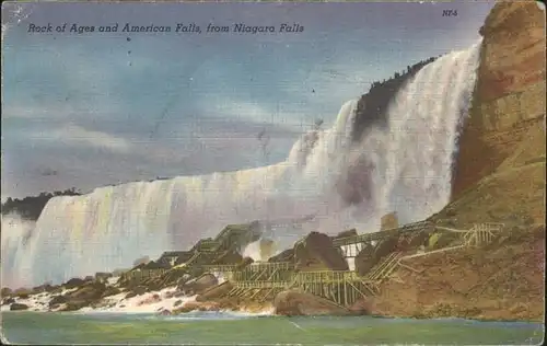 Niagara Falls Ontario Rock of Ages and American Falls Kat. Niagara Falls