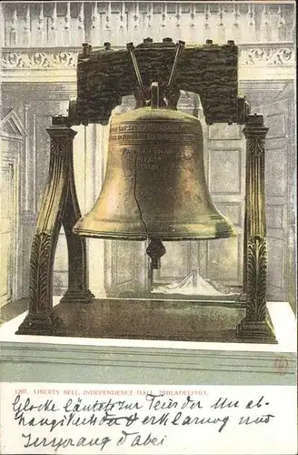 Philadelphia Pennsylvania Liberty Bell Independence Hall Kat. Philadelphia
