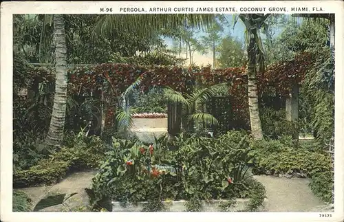 Miami Florida Pergola   Arthur Curtis James Estate   Coconut Grove Kat. Miami
