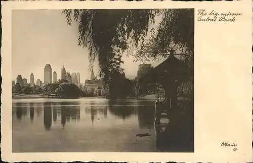 New York City The big mirror Central Park / New York /