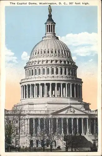 Washington DC The Capitol Dome Kat. Washington