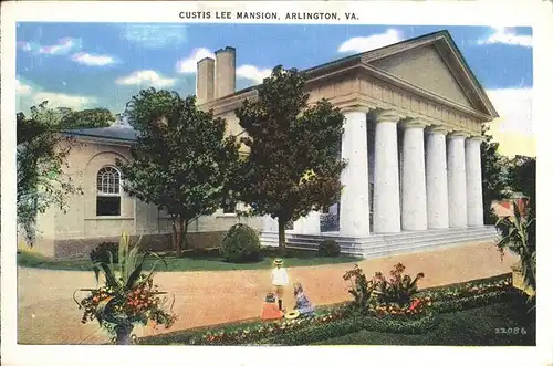 Arlington Virginia Custis Lee Mansion Kat. Arlington