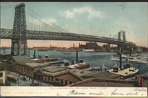 New York City Williamsburg Bridge / New York /