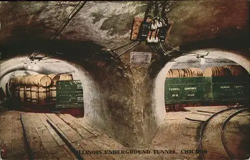 Chicago Illinois Illinois Underground Tunnel Kat. Chicago