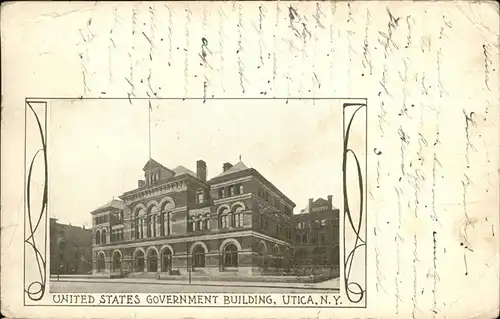 Utica New York United States Government Building Kat. Utica