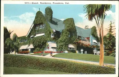 Pasadena California Busch Residence Kat. Pasadena