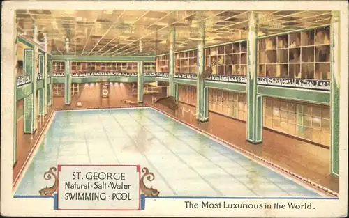 New York City The Hotel St George Swimming Pool / New York /
