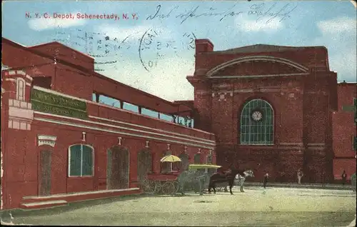 Schenectady New York City Depot Kat. Schenectady