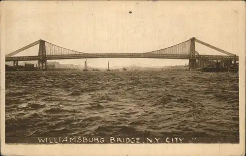 New York City Williamsburg Bridge / New York /