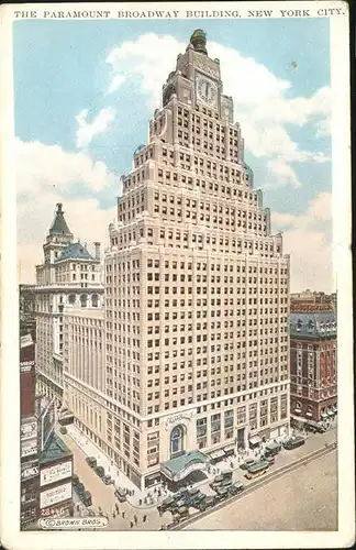 New York City Paramount Broadway Building / New York /