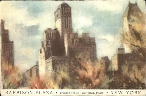 New York City Barbizon Plaza Central Park  / New York /