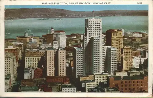 San Francisco California Business Section  Kat. San Francisco