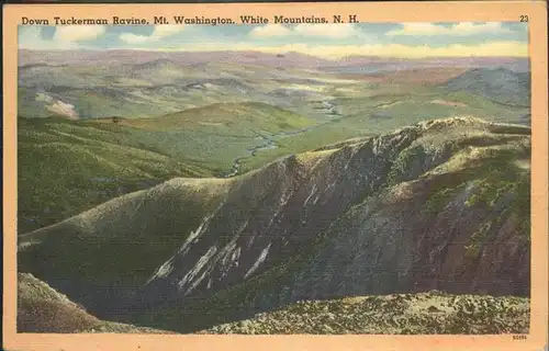Mount Washington New Hampshire Down Tuckerman Ravine Kat. Mount Washington