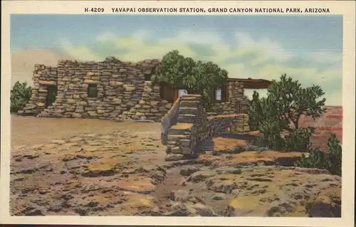 Grand Canyon Yavapai Observation Station National Park Kat. Grand Canyon