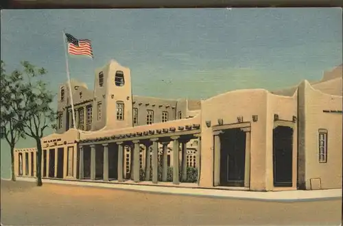 Santa Fe New Mexico Post Office Federal Building Kat. Santa Fe