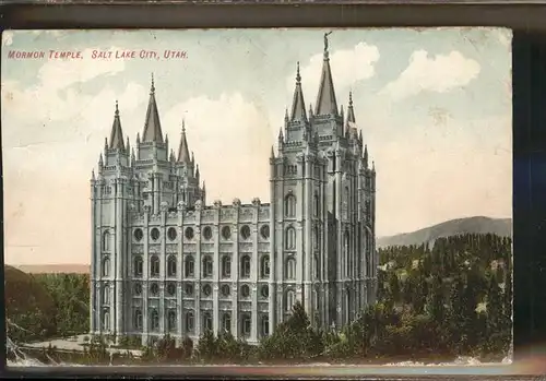 Salt Lake City Mormon Temple Kat. Salt Lake City