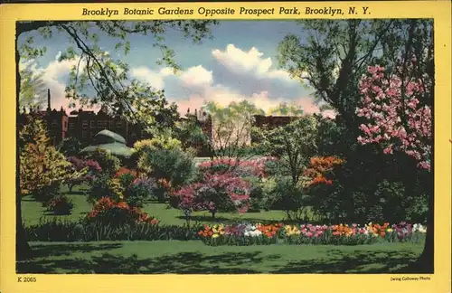 Brooklyn New York Botanic Gardens Prospect Park Kat. Brooklyn
