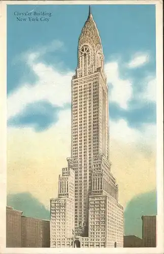 New York City Chrysler Building / New York /