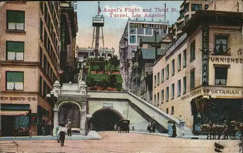 Los Angeles California Angels Flight Third Street Tunnel Kat. Los Angeles