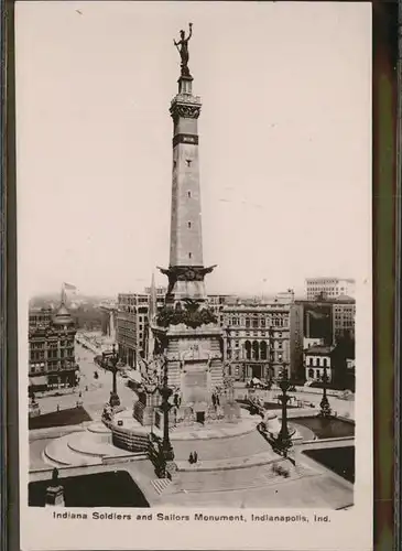 Indianapolis Indiana Soldiers Sailors Monument Kat. Indianapolis