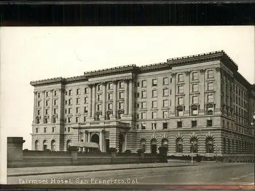 San Francisco California Fairmont Hotel Kat. San Francisco