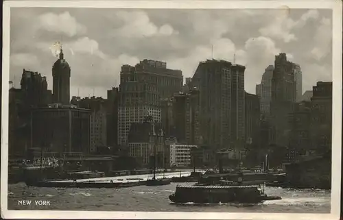 New York City Skyline Schiffe / New York /