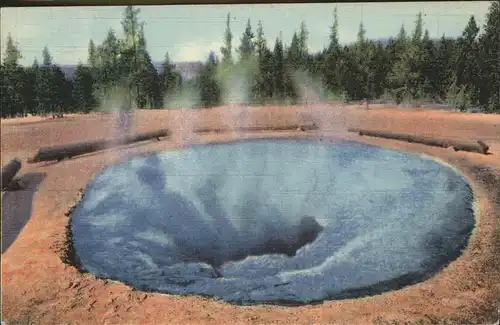 Yellowstone National Park morning glory Pool Kat. Yellowstone National Park