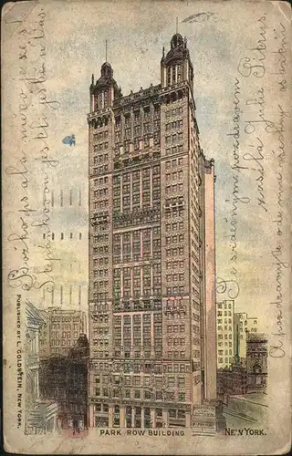 New York City Park Row Building / New York /