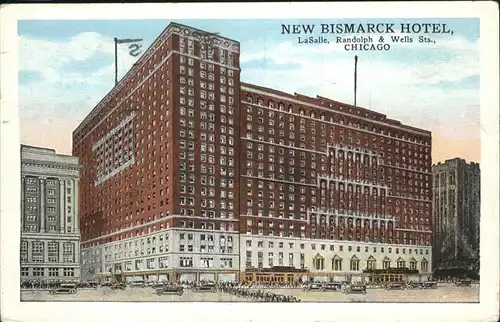 Chicago Illinois New Bismarck Hotel Kat. Chicago