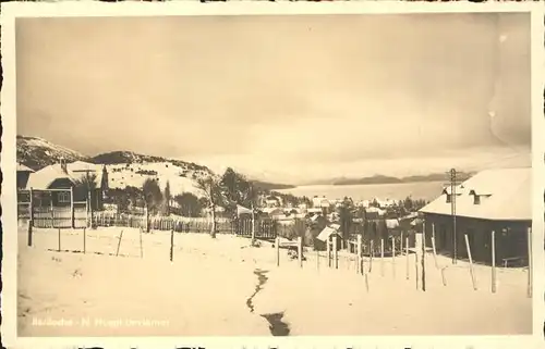 Bariloche Vista parcial lago Nahuel Huapi en invierno Kat. Bariloche