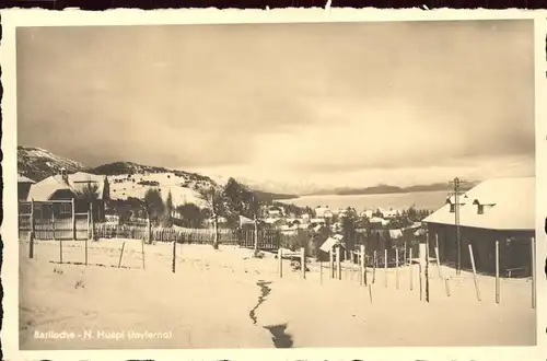 Bariloche Vista parcial lago Nahuel Huapi en invierno Kat. Bariloche