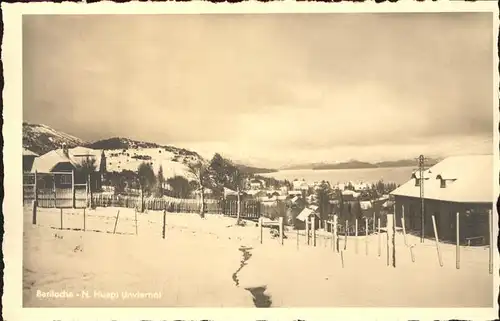 Bariloche Vista parcial lago Nahuel Huapi en invierno Kat. Bariloche