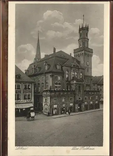 wz78147 Loebau Sachsen Rathaus Kategorie. Loebau Alte Ansichtskarten