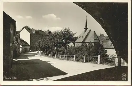 wz78370 Loebau Sachsen Hindenburgbruecke Kategorie. Loebau Alte Ansichtskarten